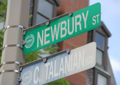 | Boston Multifamily newbury street sign